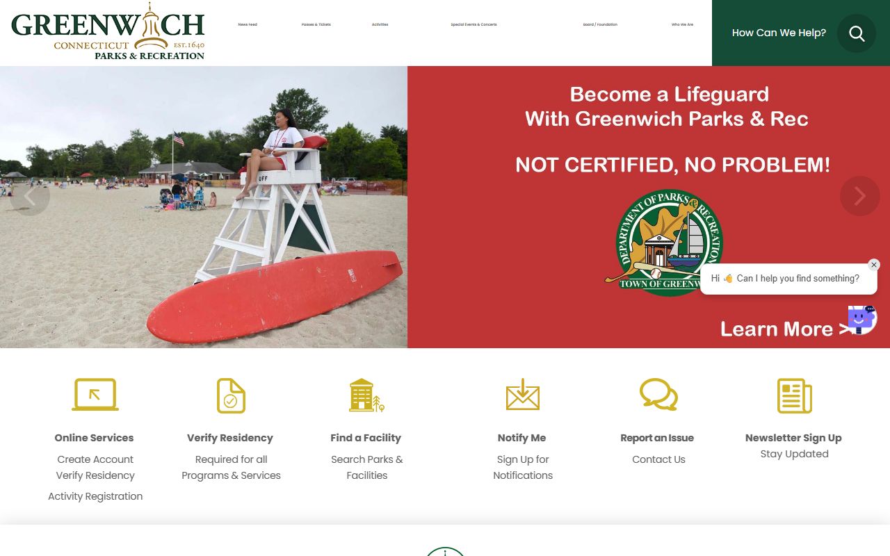 Greenwich Police Department building exterior