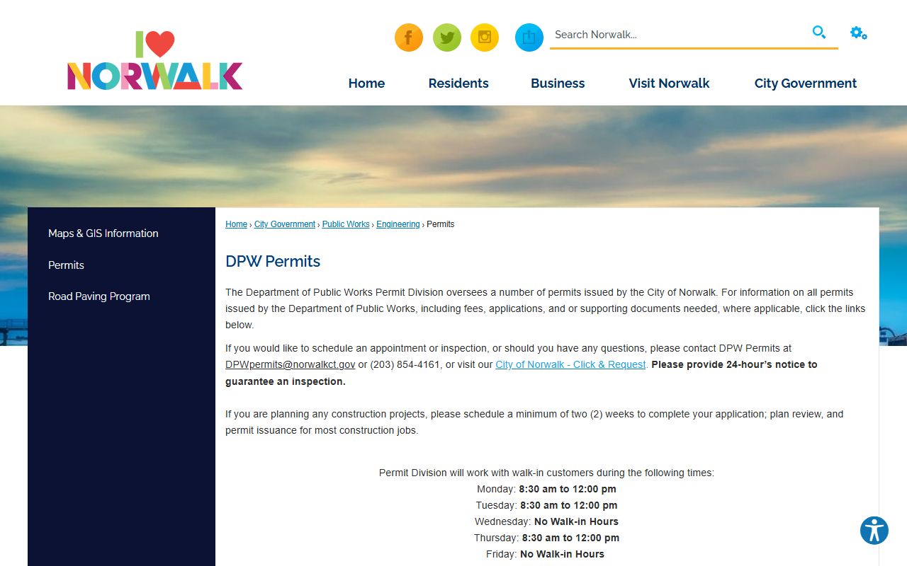 Norwalk Police Department building exterior